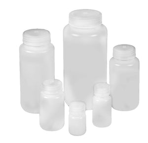 Bottles, Wide Mouth, HDPE, Natural 500ml