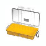 Pelican #1060 Micro Case, Yellow with Clear Cover