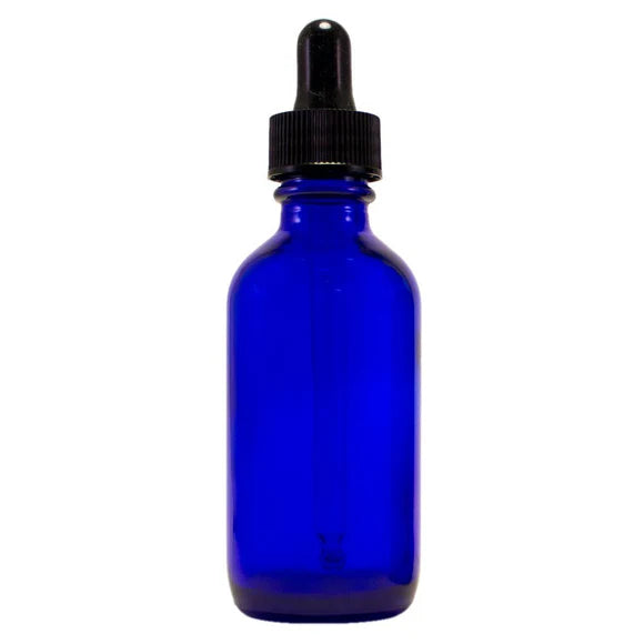 Dropping Bottle, Cobalt Blue Glass, 60 ml