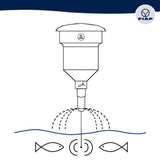 FIAP Pendulum Demand Fish Feeder, 10 Kg Capacity