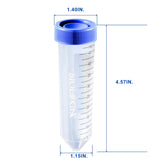 Centrifuge Tube, Conical Bottom, Plain, 50 ml, Polypropylene Tube, Case of 500