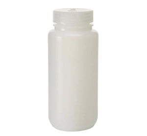 BOTTLE, WIDE MOUTH, HDPE, NATURAL 500ML