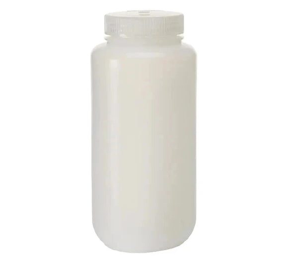 BOTTLE, WIDE MOUTH, HDPE, NATURAL 1000ML