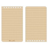 Rite-in-the-Rain - 3"X 5" Shirt Pocket, Top-Spiral, Notebooks, Brown, Pkg of 12, #435