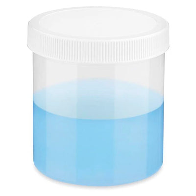 Straight Sided Jars, Polypropylene, 500 ml