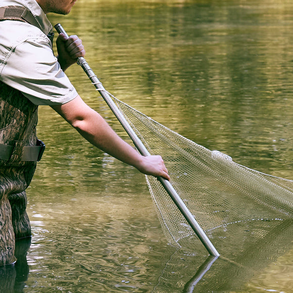 aqua net fishing Heavy-Duty Pond With Extendable Handle but also can be applied as a skimmer for removing debris Nets Dynamic Aqua-Supply