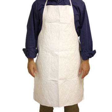 Apron, Tyvek, White