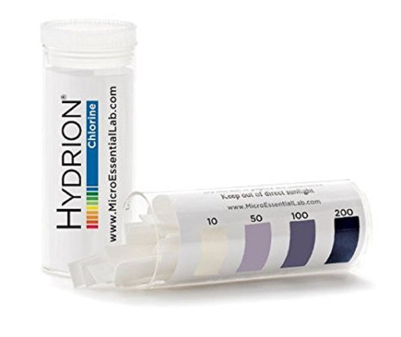 High Range Chlorine Test Strips