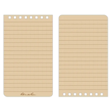 Rite-in-the-Rain - 3"X 5" Shirt Pocket, Top-Spiral, Notebooks, Tan, #935T