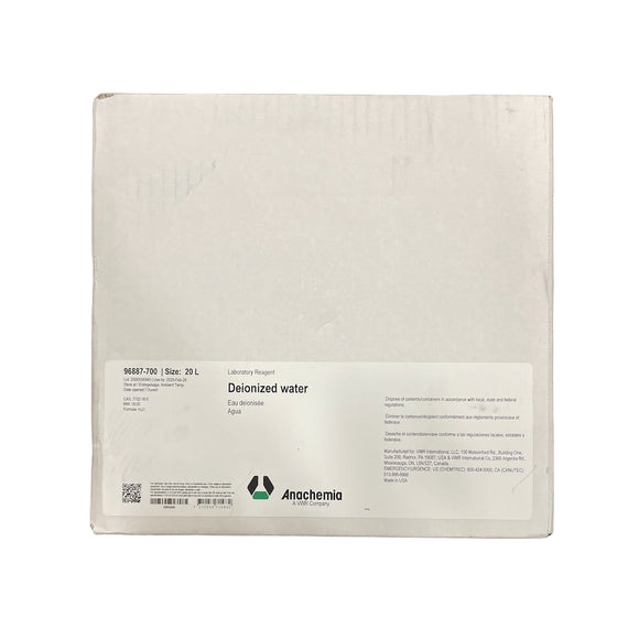 Deionized Water 20L