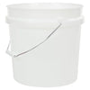 Pail, 2 Gallon, White HDPE