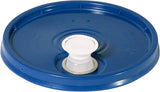 Bucket Lids with Pour Spout (Letica Brand) for 5 Gallon Pails (Various Colours)