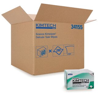 Kimwipes™ Delicate Task Wipers, 8.4 x 4.4 in. (21.33 x 11.17 cm), Case of 60 Boxes