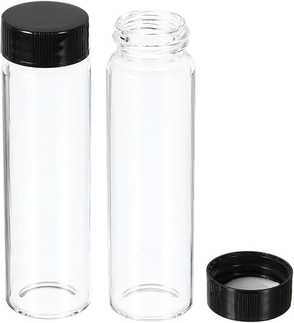 Screw Cap Vials, Glass, 11 Dram (40 ml), Case of 72