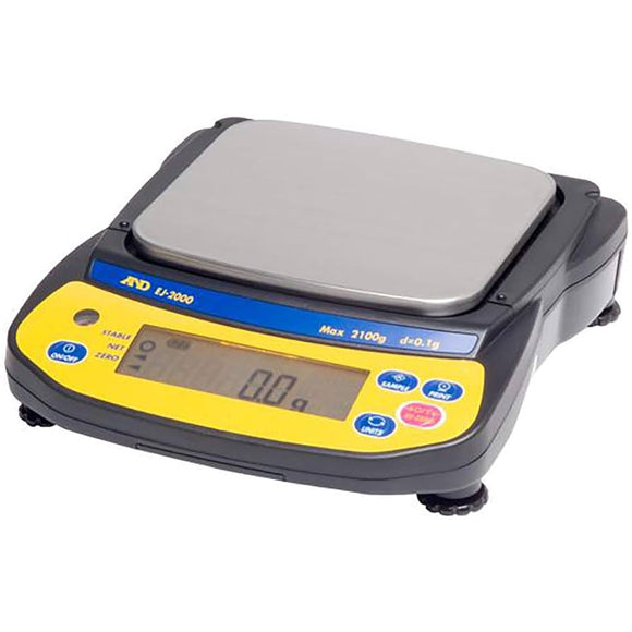 A&D EJ-Series Lab Balance, 1500 x 0.1 grams