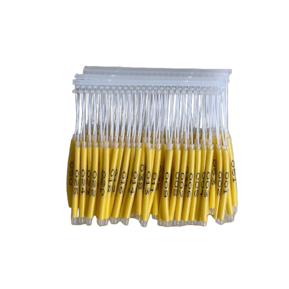 Fish Tags, Yellow, 1-100
