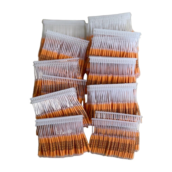 Fish Tags, Orange, 1-1000