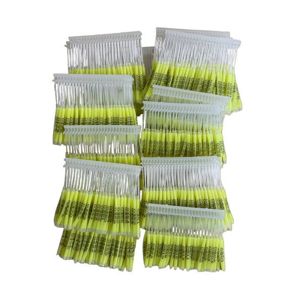 Fish Tags, Yellow, 1-1000