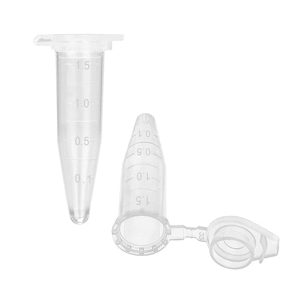 Disposable Microcentrifuge Tubes, 1.5 ml, Bag of 500