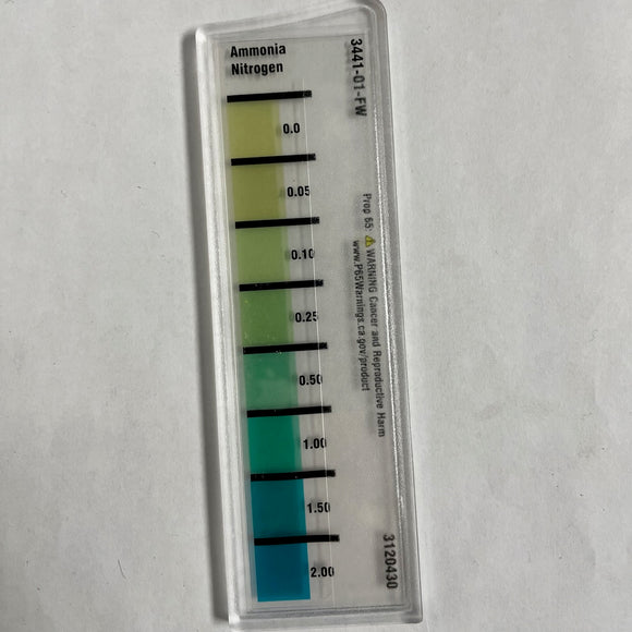 Lamotte Replacement Ammonia-Nitrogen Octa-Slide 2 Bar, 0-2 ppm, Fresh Water