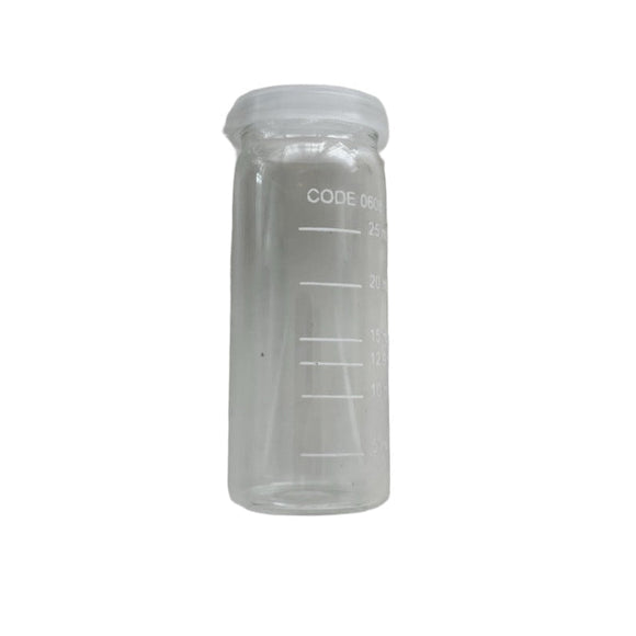 LaMotte #0608 - Replacement Test Tube, 5-10-12.9-15-20-25 mL, Glass, w/Cap