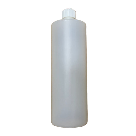 Narrow Mouth LDPE Cylinder Style Bottle, 1000 ml, with Flip Top Cap