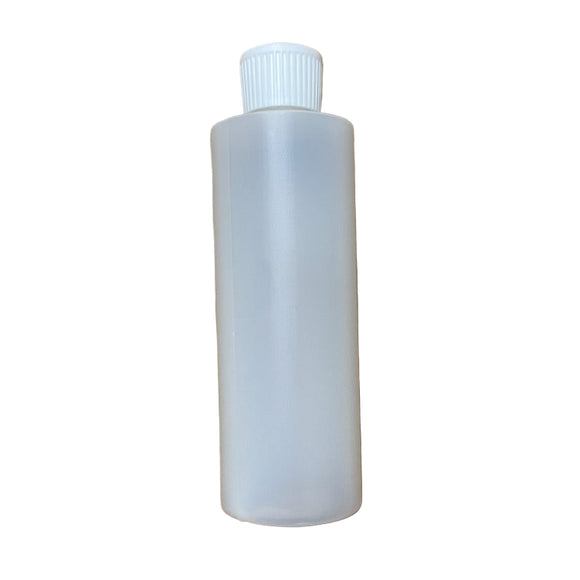 Narrow Mouth LDPE Cylinder Style Bottle, 250 ml, with Flip-top Cap