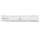 6" Vinyl Ruler, White