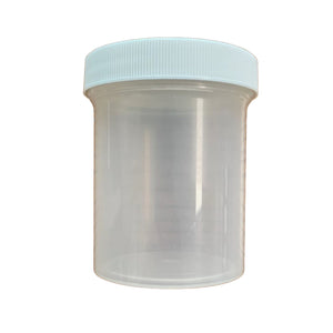 Straight Sided Jars, Polypropylene, 125 ml
