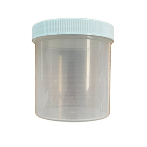 Straight Sided Jars, Polypropylene, 250 ml