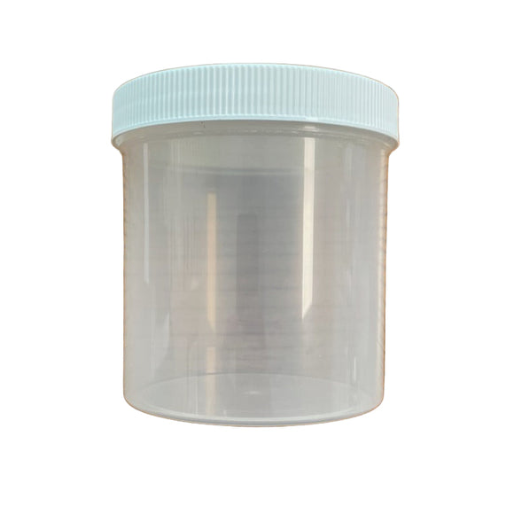 Straight Sided Jars, Polypropylene, 250 ml