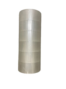 Industrial Packing Tape, Clear, Pack of 6 Rolls