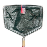 Fry Dip Net - 16" x 12" Frame, 7" Bag, 42" Handle, 1/4" Mesh, without Steel Net Guard