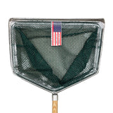 Fry Dip Net - 16" x 12" Frame, 7" Bag, 42" Handle, 1/4" Mesh