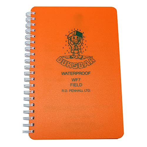 Duksbak - #WF-7 Waterproof Coil Bound Notebook, Field Pattern
