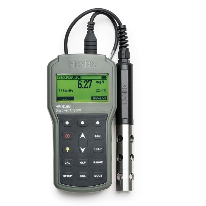 Hanna Optical Dissolved Oxygen Meter Kit Dynamic AquaSupply