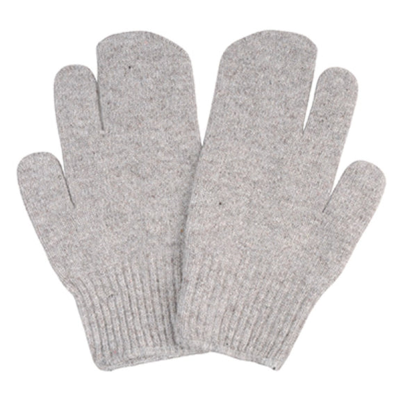 One-Fingered Wool Mitt Liner, 70% Wool