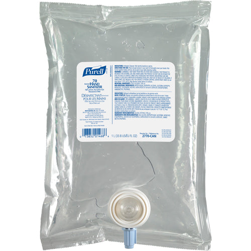 NXT® Advanced Gel Hand Sanitizer, 1000 ml, Cartridge Refill