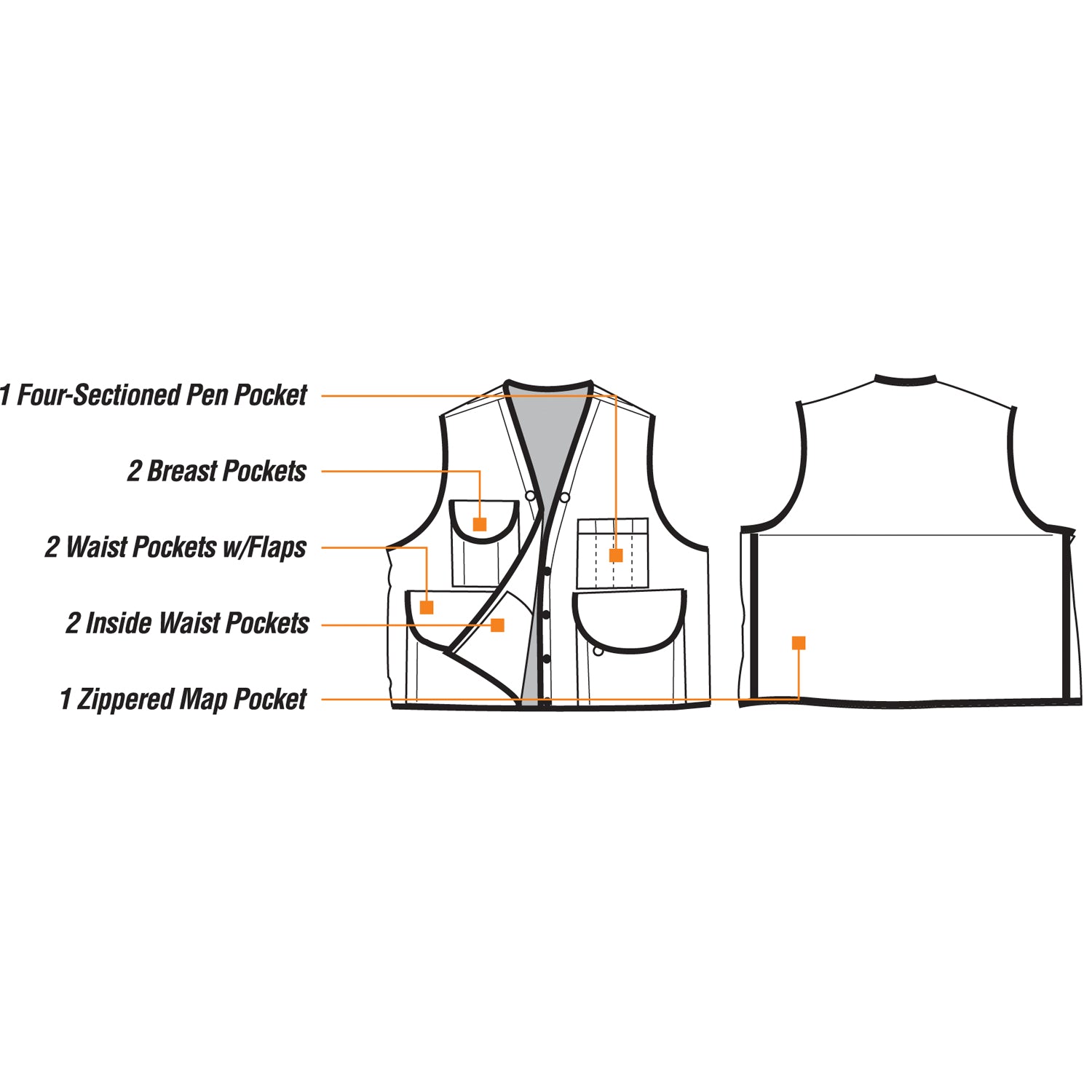 トップス Nylon Pocket Vest Amazon.com: Pegsmio Multi Pocket Men Vest Summer Cotton