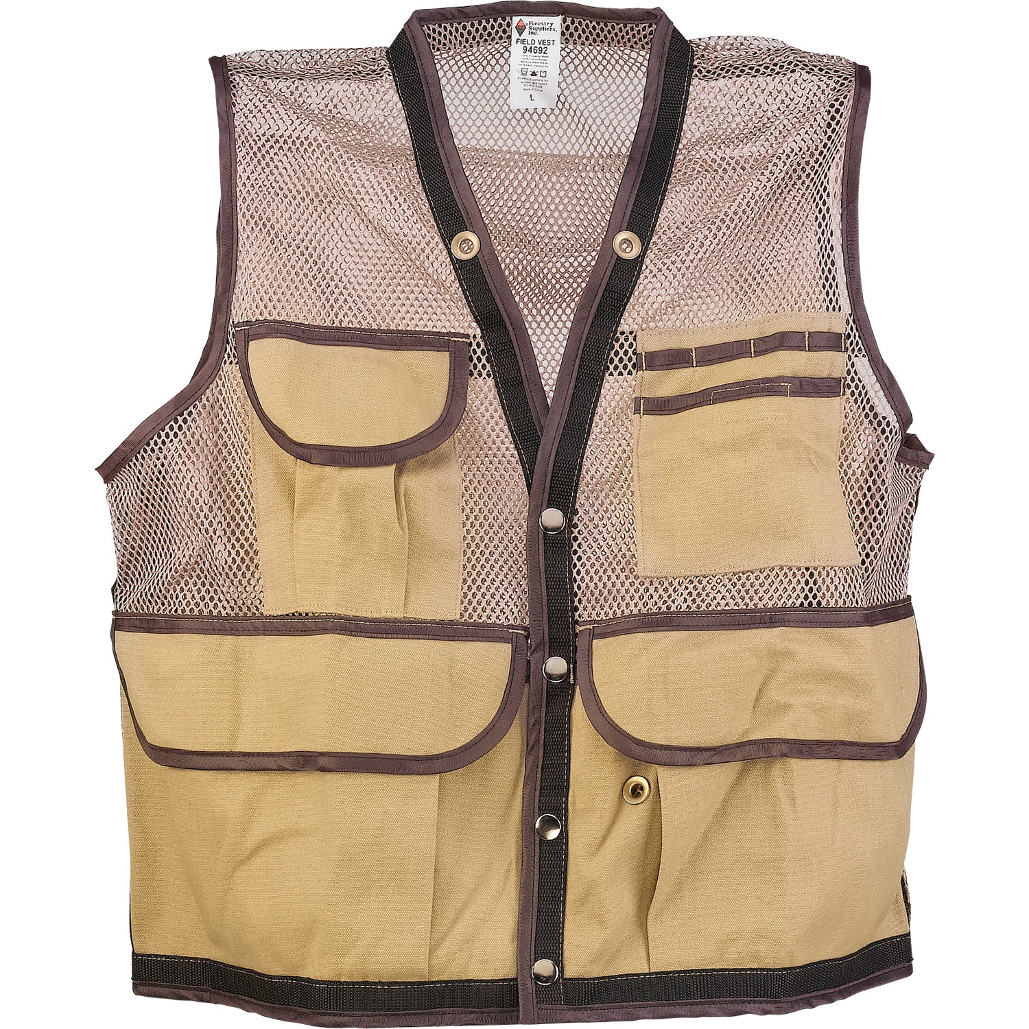 値下げ可　Brown)Brook Big Pocket Nylon Vest L トップス Brook Big Pocket Nylon Vest brown 値下げ可 Brown