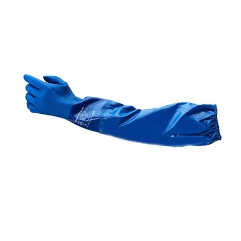 Gloves, Shoulder-Length, Nitrile, Blue