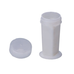 Coplin Staing Jar, White Plastic