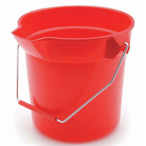 Utility Buckets, 14 Quart, Red