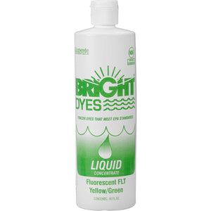 BRIGHT DYES™ FLUORESCENT DYE FOR POTABLE WATER, Green, 1 Pint