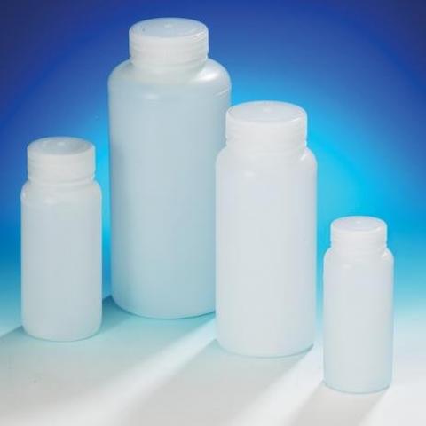 Bottles, Wide Mouth, HDPE, Natural