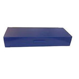 Slide Box, ABS Plastic, 50 Slide Capacity, Hinged, Blue