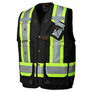 Surveyor's / Supervisor's Vest, Black