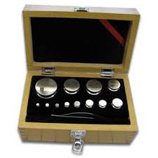 OHAUS 80850114 Stainless Steel Class 6 Calibration Mass Set, 1 g to 500 g 