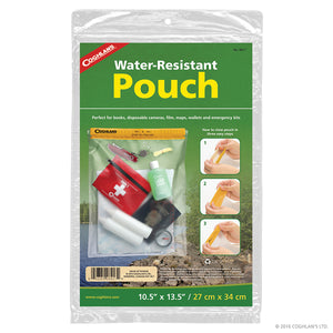 Water Resistant Pouch, Large (10.5" x 13.5")