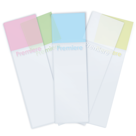 Microscope Slides, Color Frosted One End, Glass